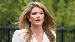 Lindsey Halligan, outside of the White House, on August 20, 2025.