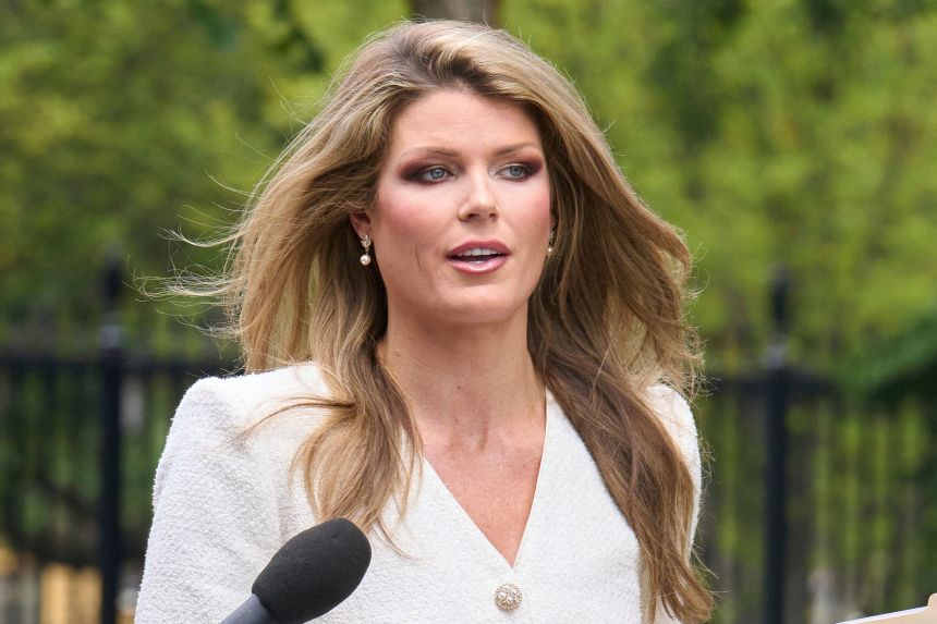 Lindsey Halligan, outside of the White House, on August 20, 2025.