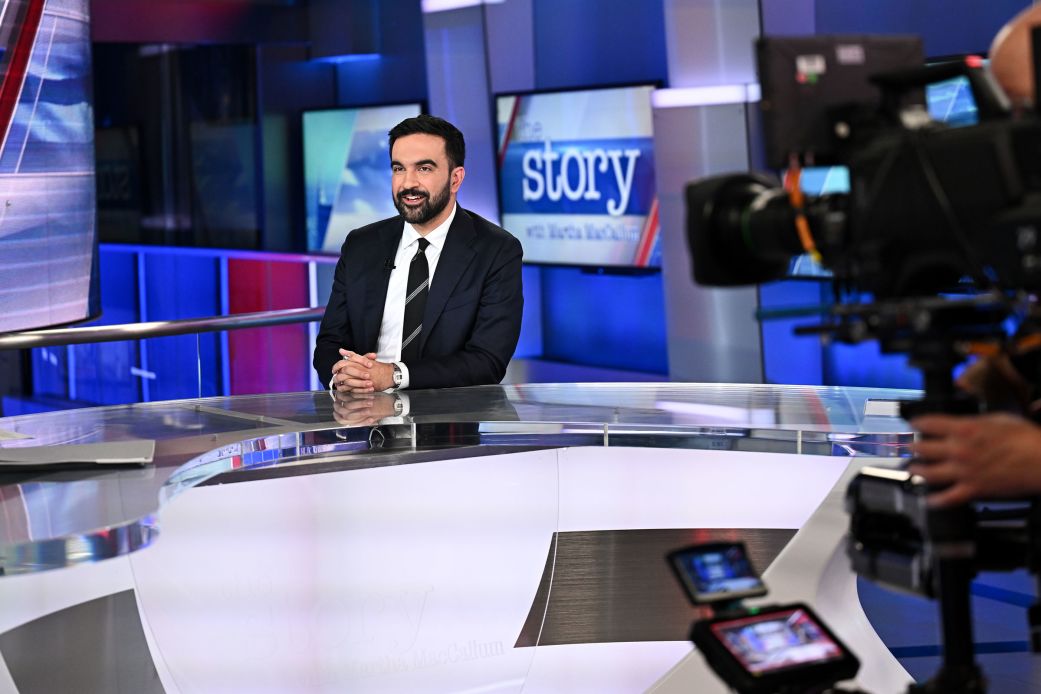 New York City Democratic mayoral candidate Zohran Mamdani speaks during an interview on "The Story with Martha MacCallum" at Fox News in New York on Wednesday.