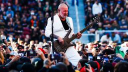 FILE - Bassist Sam Rivers of Limp Bizkit performs a show at Levi's Stadium in Santa Clara, Calif. on June 20, 2025. (Yalonda M. James/San Francisco Chronicle via AP, File)
