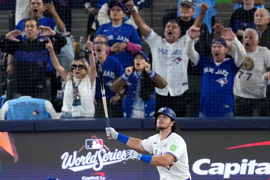 Addison Barger's pinch hit grand slam propelled the Toronto Blue Jays to a Game 1 win in the World Series.