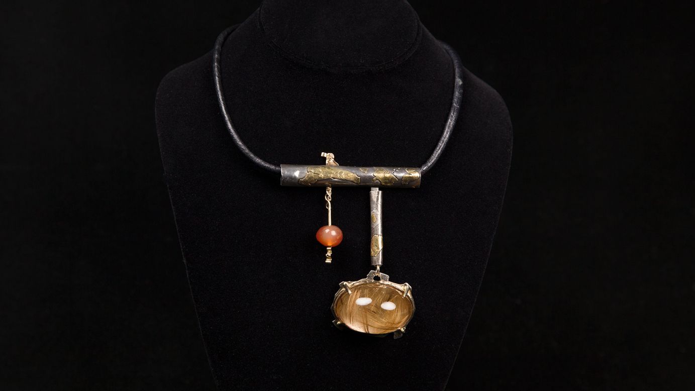 A quartz neckpiece was among over 1,000 items taken from the Oakland Museum of California's collection.