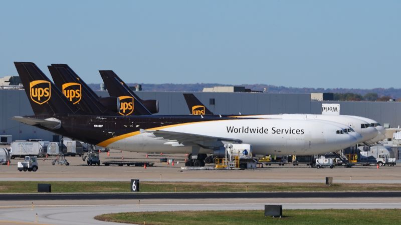 Fleet of UPS planes grounded after deadly crash expected to miss peak delivery season