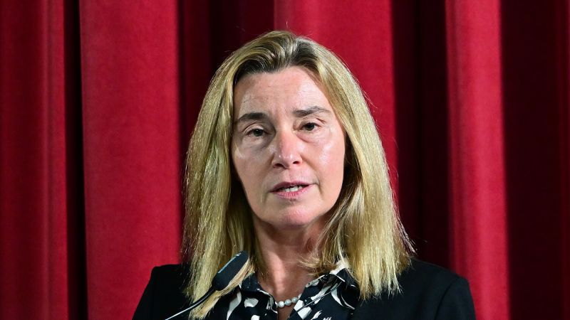Federica Mogherini: Former EU foreign policy chief Mogherini accused of fraud and corruption