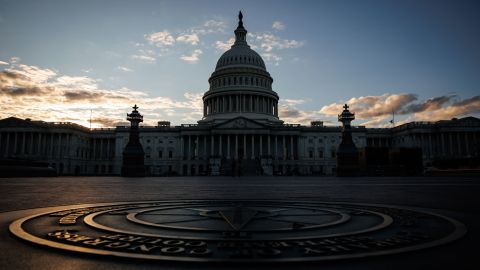 The U.S. Capitol building is seen on November 10, 2025 in Washington, D.C. A tentative deal to reopen the Federal Government has been reached after 8 Senators broke from Senate Democrats who have been insisting that Republicans prevent healthcare premiums from skyrocketing for hundreds of thousands of Americans by extending the COVID era Affordable Healthcare Act subsidies before passing the spending bill. (Photo by Samuel Corum/Sipa USA)(Sipa via AP Images)