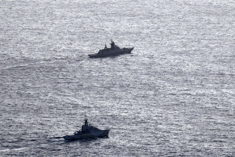 HMS Severn: British navy intercepts Russian corvette and tanker as