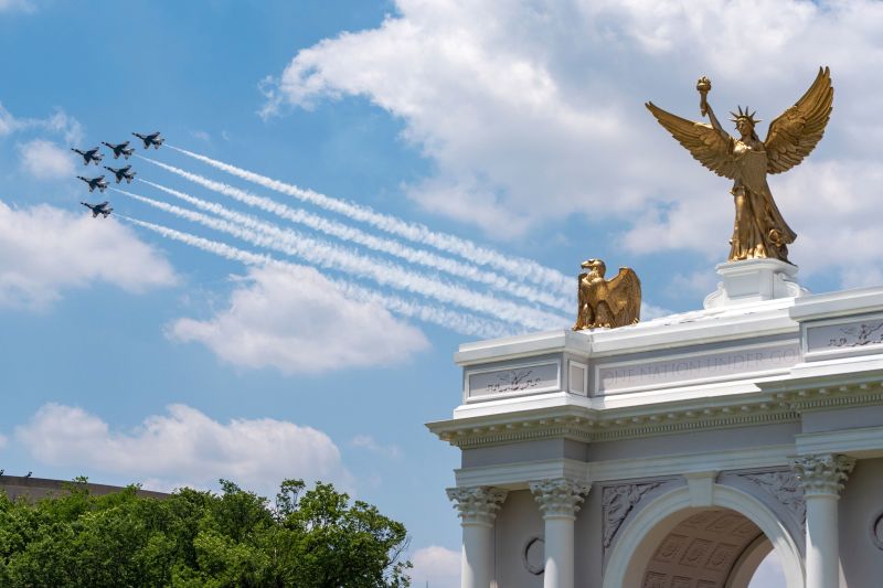 Trump says proposed 250-foot DC arch will double as 'top grade Military Complex' for drones and snipers; administration prepares to break ground amid litigation