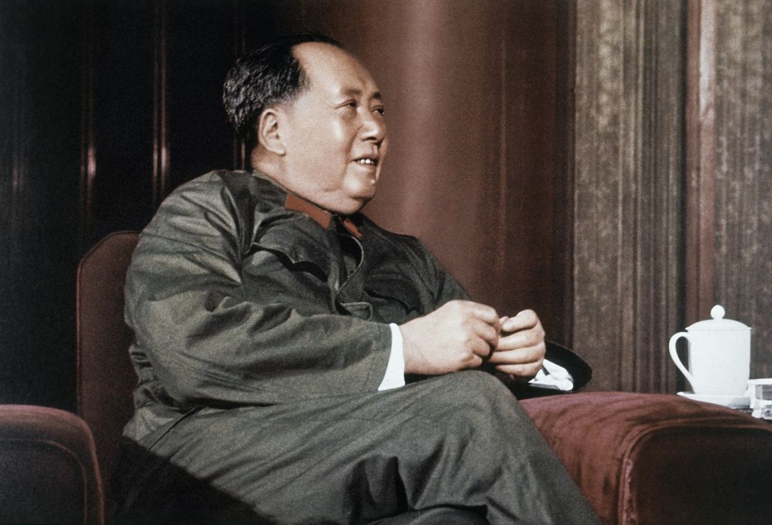 Mao Zedong, chairman of the People's Republic of China, on Feb. 21, 1952.