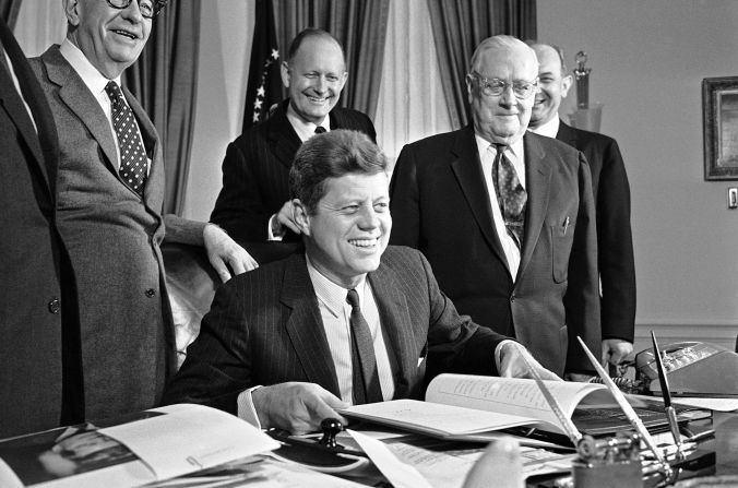 <strong>Second coming: </strong>The myth of Arthur as a chivalrous politician spread to the US, where JFK's 'court' was nicknamed Camelot.