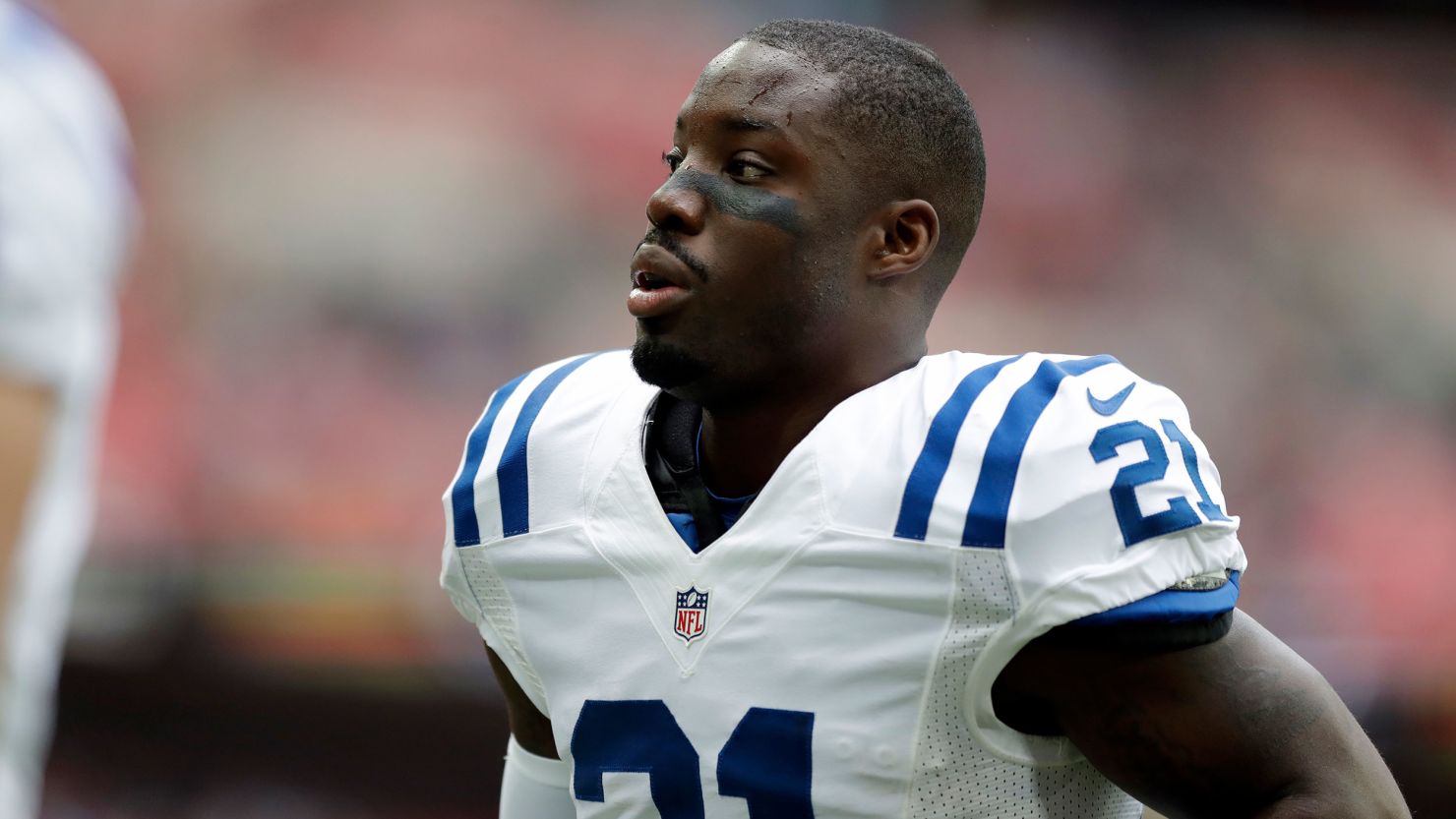 Vontae Davis played 10 years in the NFL for the Indianapolis Colts and two other teams.