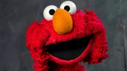 "Sesame Street" muppet Elmo poses for a portrait during the 2011 Sundance Film Festival to promote the documentary "Being Elmo" in Park City, Utah, on January 24, 2011.