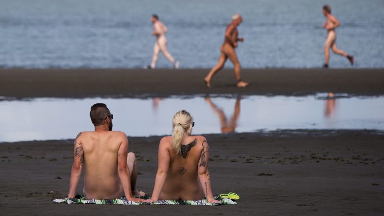 Nude beaches (such as this in Vancouver) are popular with those who want to get close to nature.