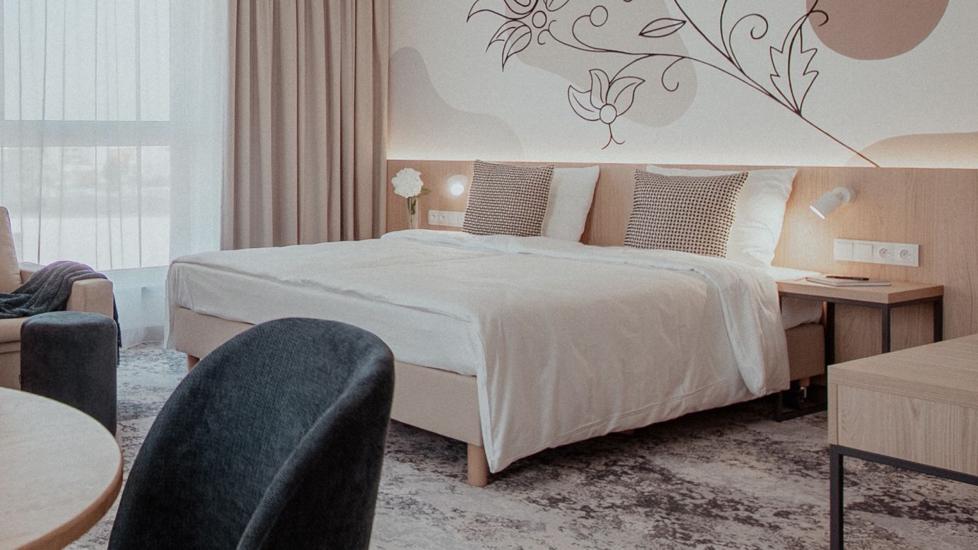 Where the magic might happen: A room at Poland's Arche Hotel Lotnisko Gdańsk.