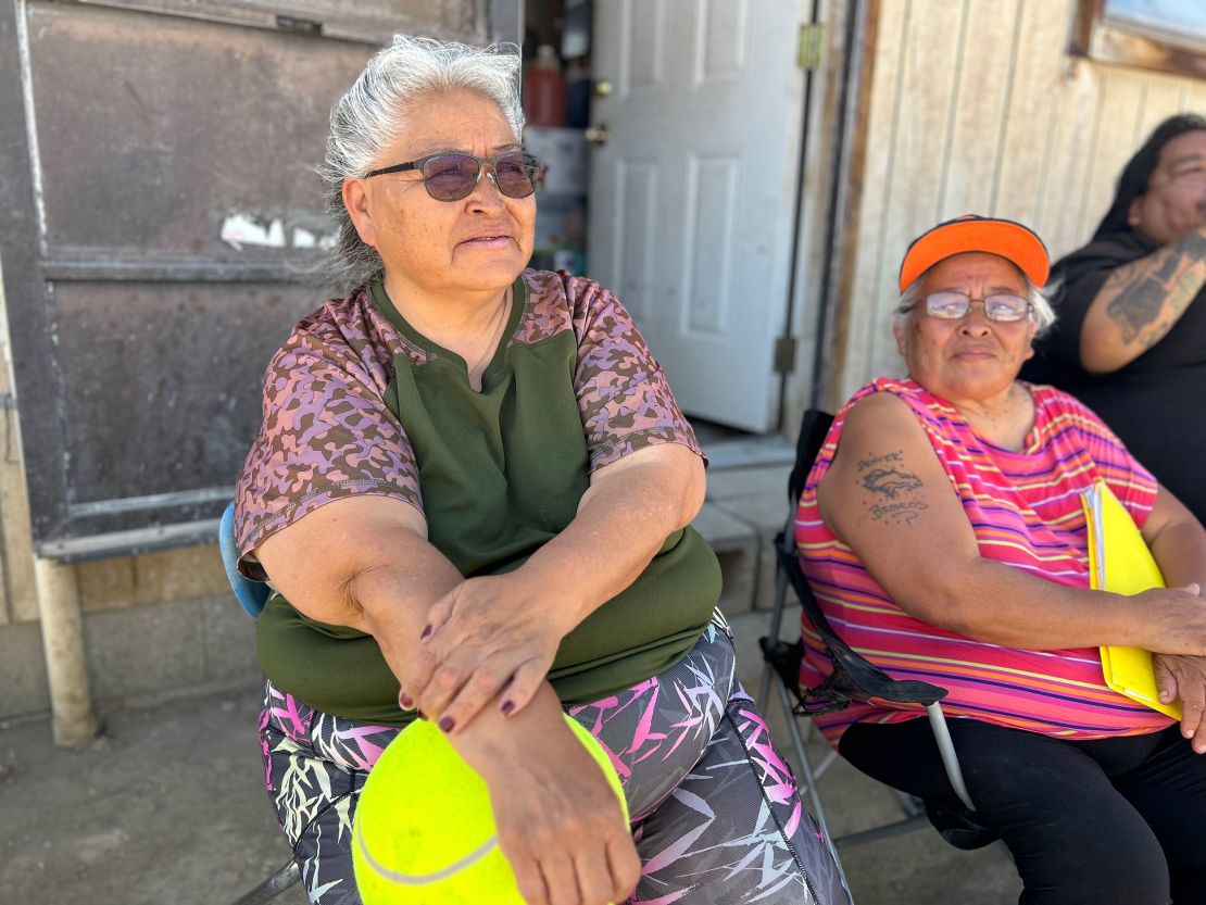 Arlene Henry doesn't want to leave her Navajo Nation home, but her family's lack of a link to the power grid as summer temperatures soar frightens her.