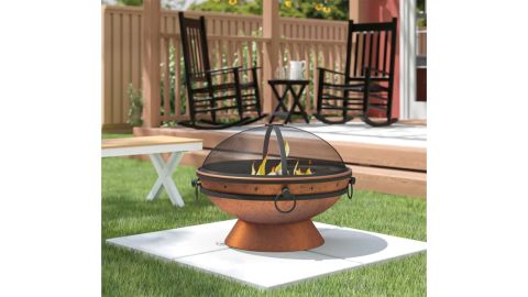 Arlmont & Co. Hurst Steel Wood-Burning Outdoor Fire Pit