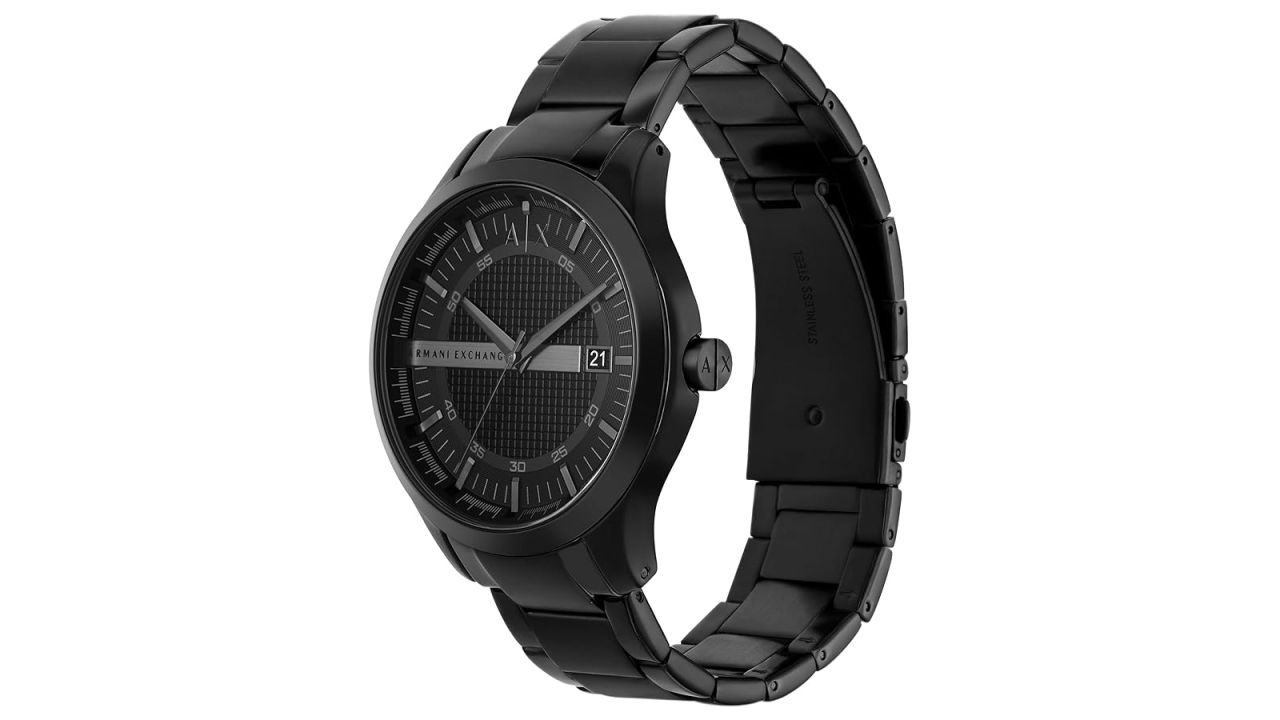 Armani Exchange Men's Black Stainless Steel Watch .jpg