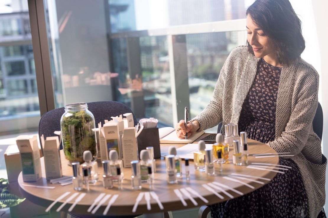 The fragrances have evocative names such as Grassland Opera and Invisible Woods.