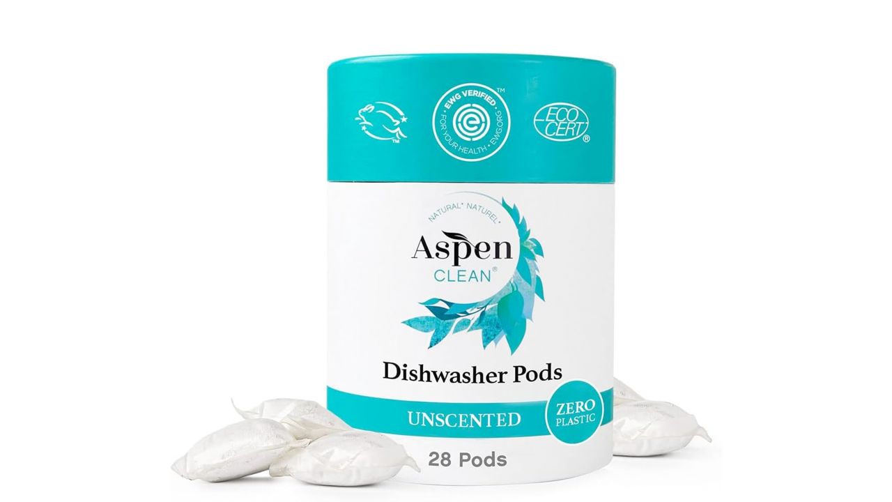 aspen clean dishwasher pods container