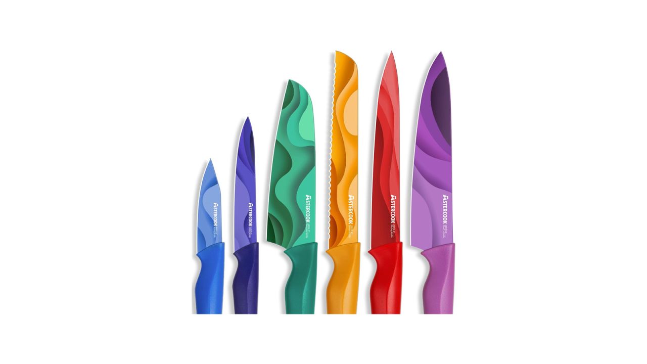 Astercook Fantasy Space Pattern Knife Set