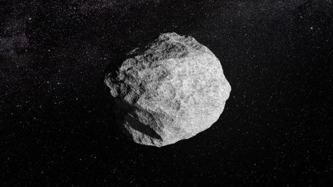 Artist's impression of an asteroid. This image is not intended to reflect the characteristics of any specific known asteroid.