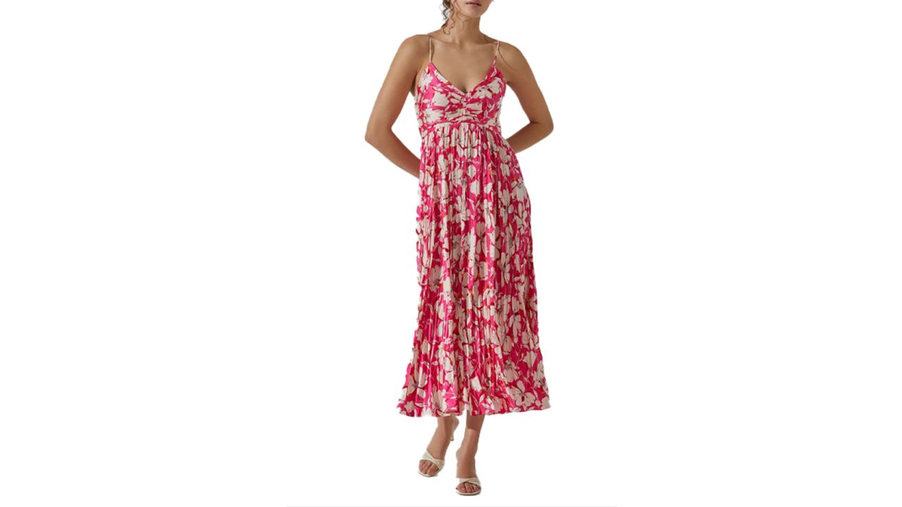 ASTR The Label Maeve Floral Midi Sundress