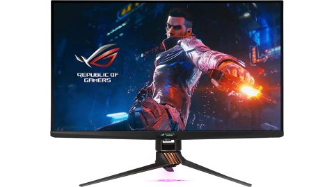 Asus ROG Swift PG32UQX underscored gaming monitor product card