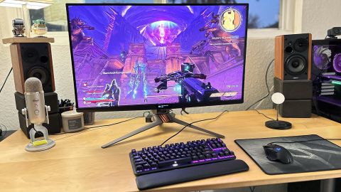 The Asus ROG Swift PG32UQX 4K gaming monitor