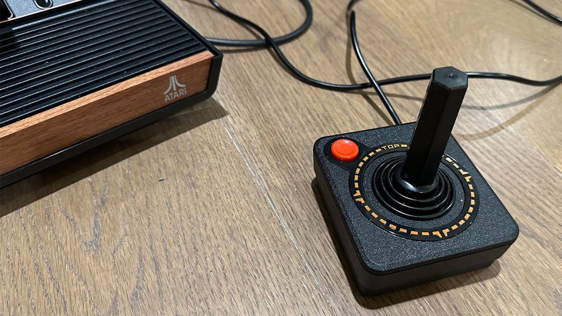 Ergonomics? There's no such thing as an "ergonomic" when it comes to holding this retro joystick from 1977 for hours.