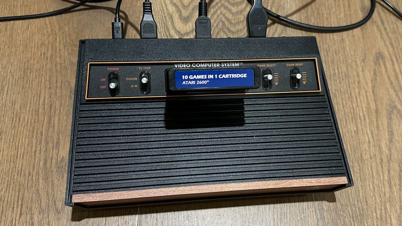 Atari 2600+, Includes C40+ Joystick, 10 games, 2600/7800 cartridges  playable