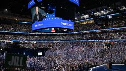 President Joe Biden gives remarks during the DNC on Monday, August 19, 2024, in Chicago.