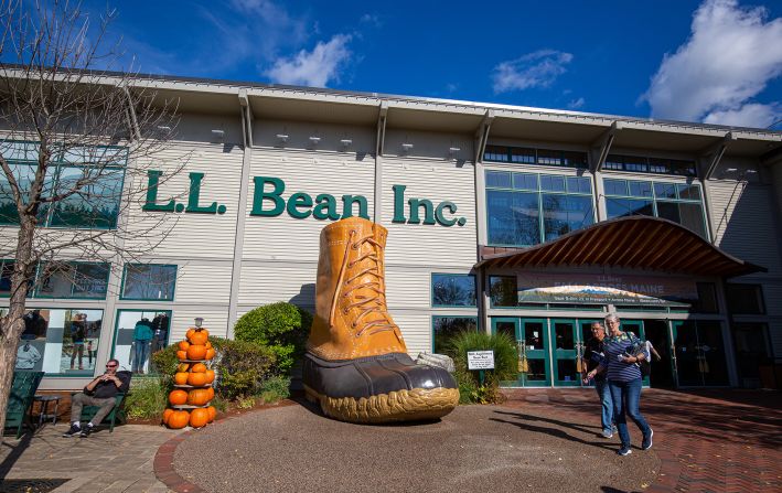 <strong>Shopping stop</strong>: The L.L. Bean flagship store in nearby Freeport is a must for many shoppers.