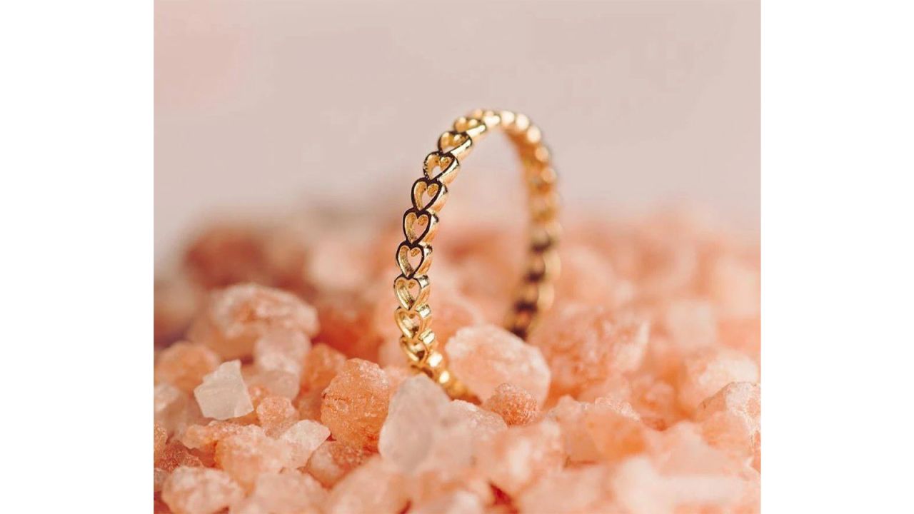 Aurate Infinity Heart Ring