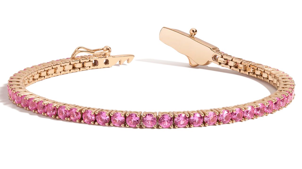 Aurate Pink Sapphire Tennis Bracelet .jpg