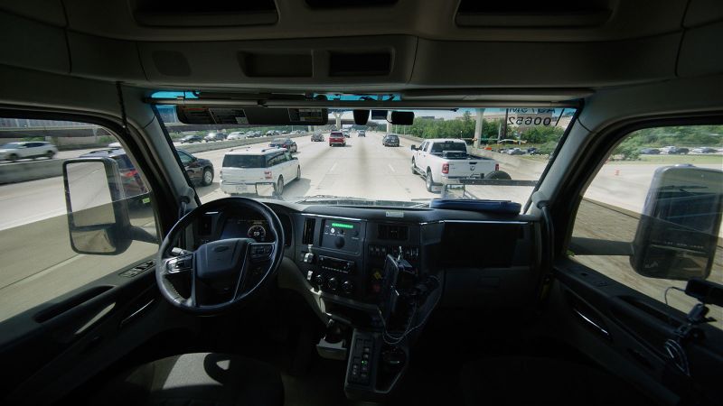 The first driverless semis have started running regular longhaul routes | CNN Business