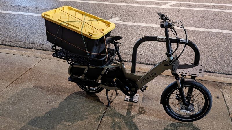 Aventon Abound electric cargo bike review CNN Underscored