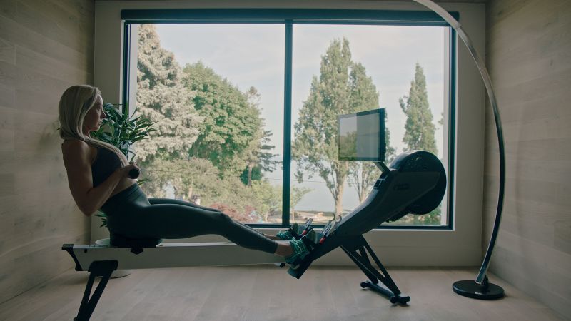 The Avrion Rower actually makes rowing in place a fun workout | CNN Underscored