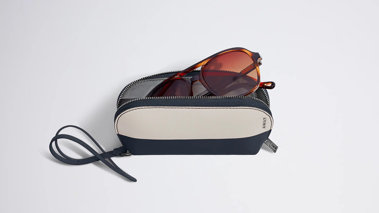 Away La Ligne The Sunglasses Pouch stock photo