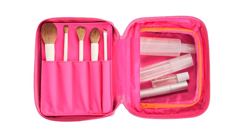 Neon hot sale makeup bag