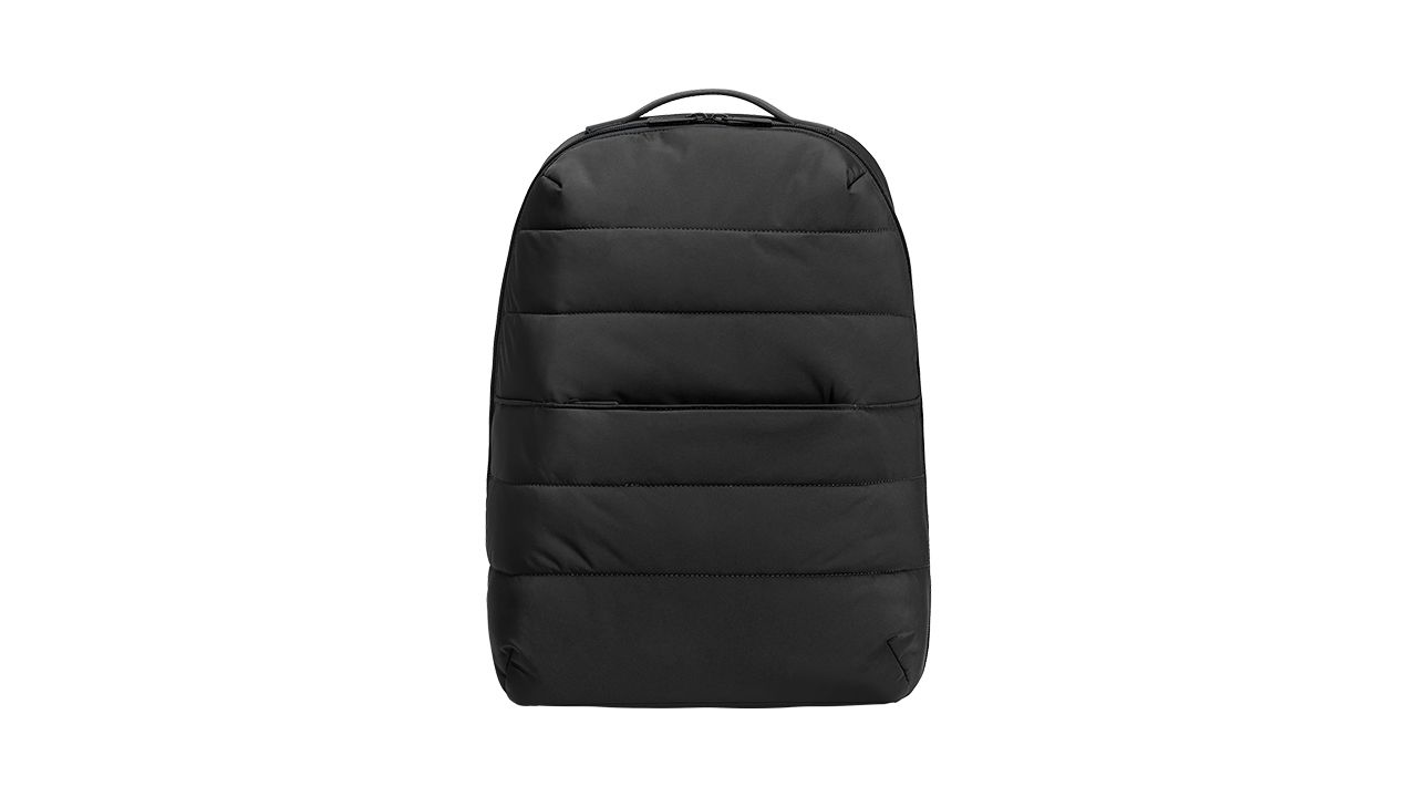 A photo of the Quilted Everywhere Zip Backpack from Away