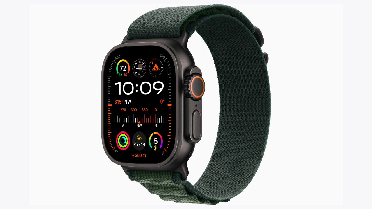 A black Apple Watch Ultra 2