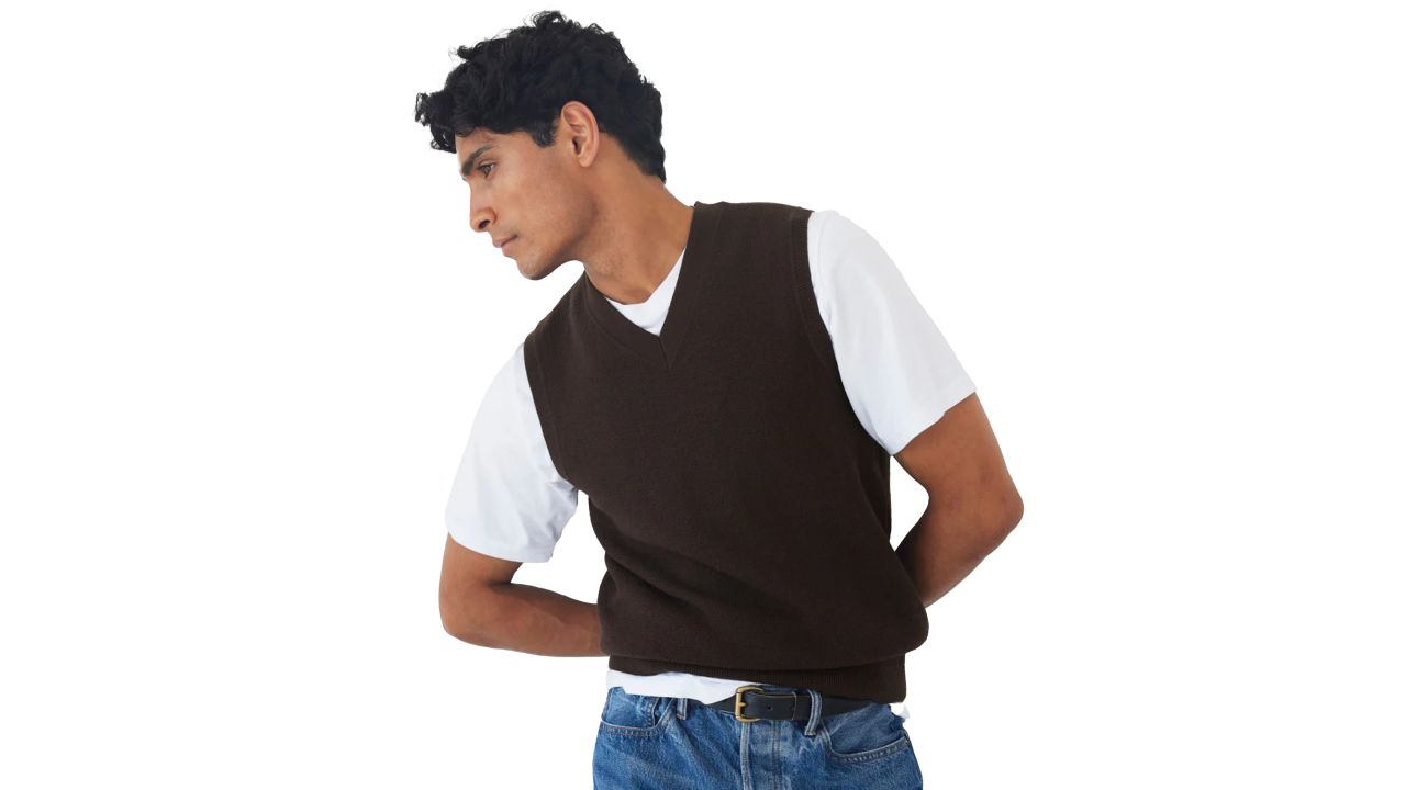 AYR The Grad sweater in brown