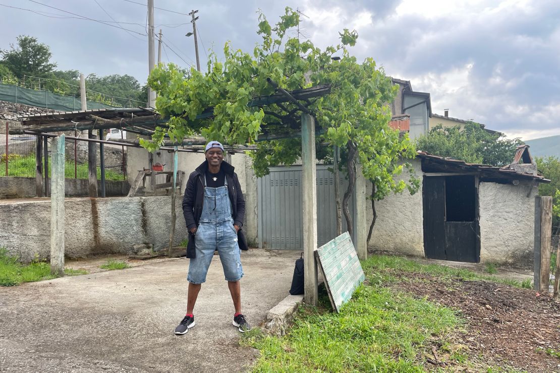 Bingwa Thomas, 72, from Kansas City, snapped up his first old dwelling in Latronico in 2022 after learning of the Italian town’s bargain home scheme.