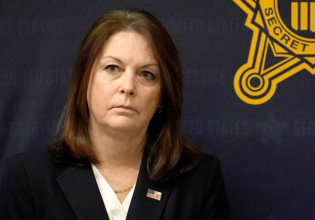 Secret Service Director Kimberly Cheatle attends a news conference on June 4, in Chicago. 