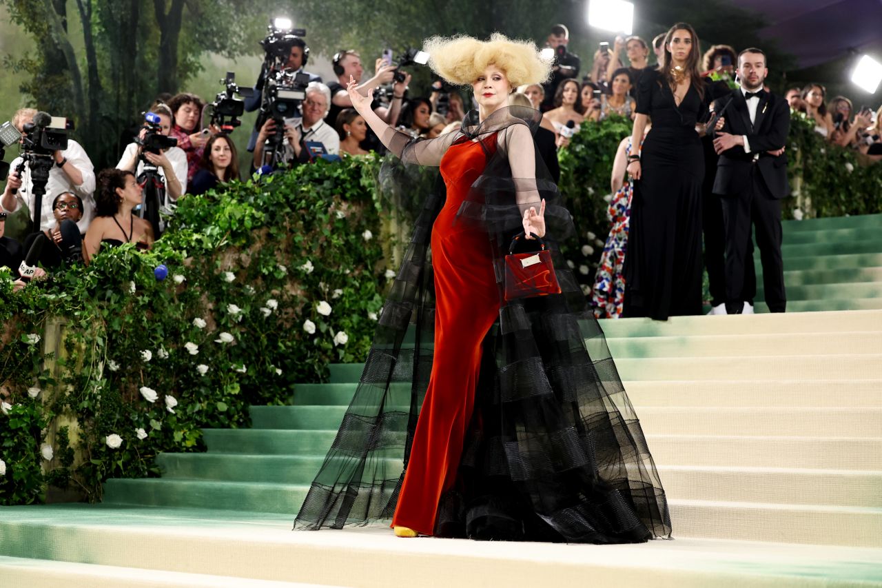 Gwendoline Christie attends The 2024 Met Gala in New York City, on May 6.