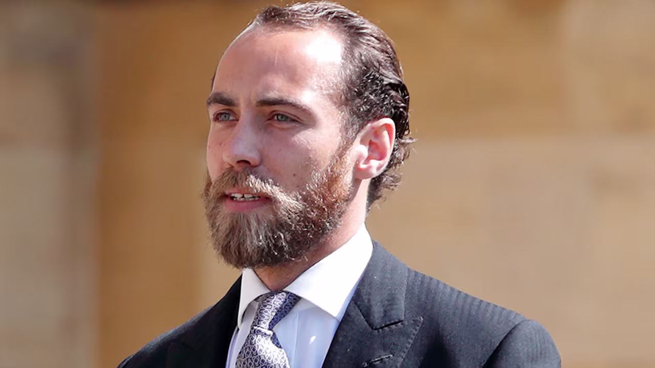 James Middleton at St George's Chapel, Windsor Castle on May 19, 2018, in Windsor, England. 