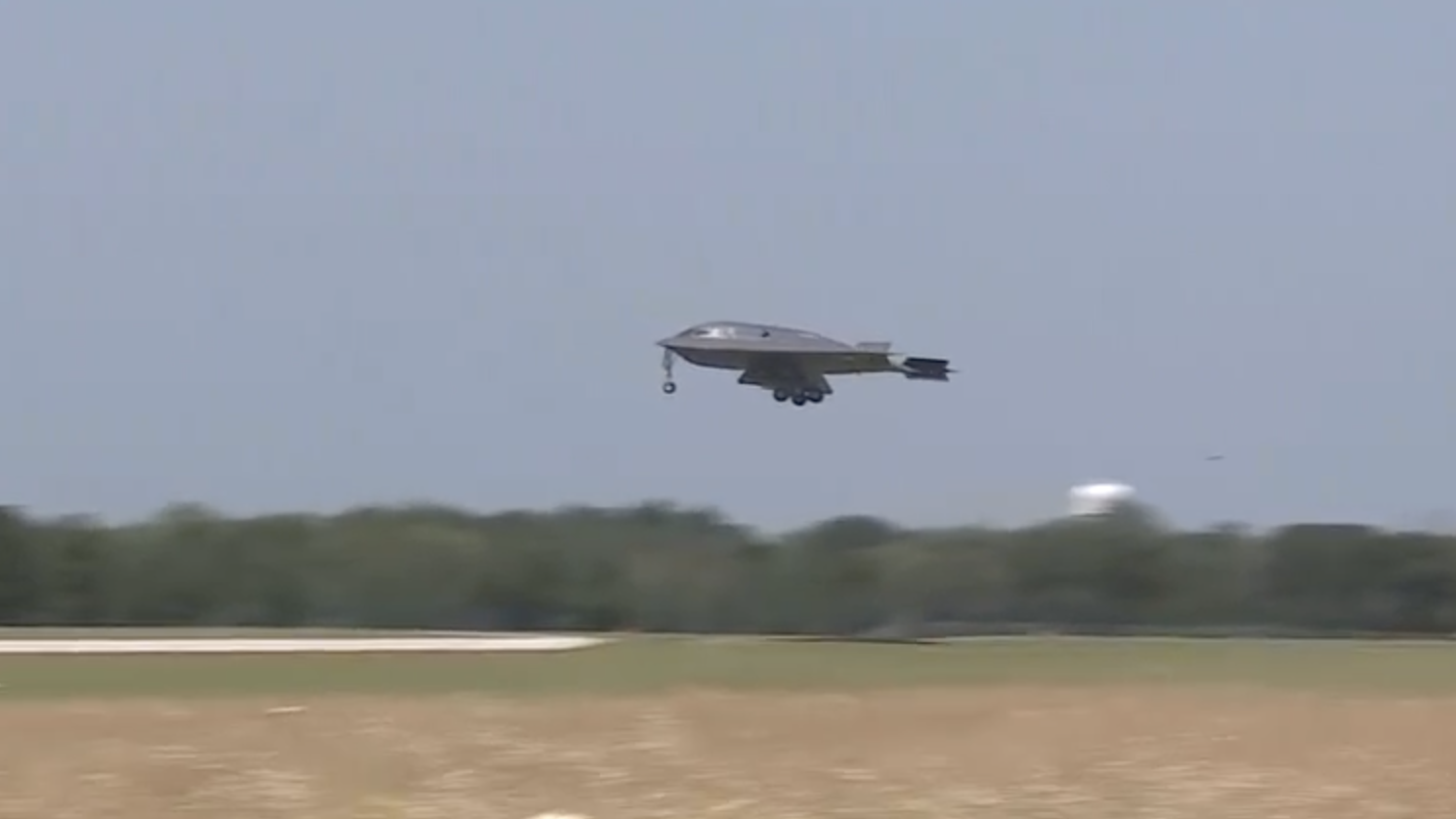 Watch a B-2 stealth bomber return to a US base after dropping bombs on Iranian nuclear sites