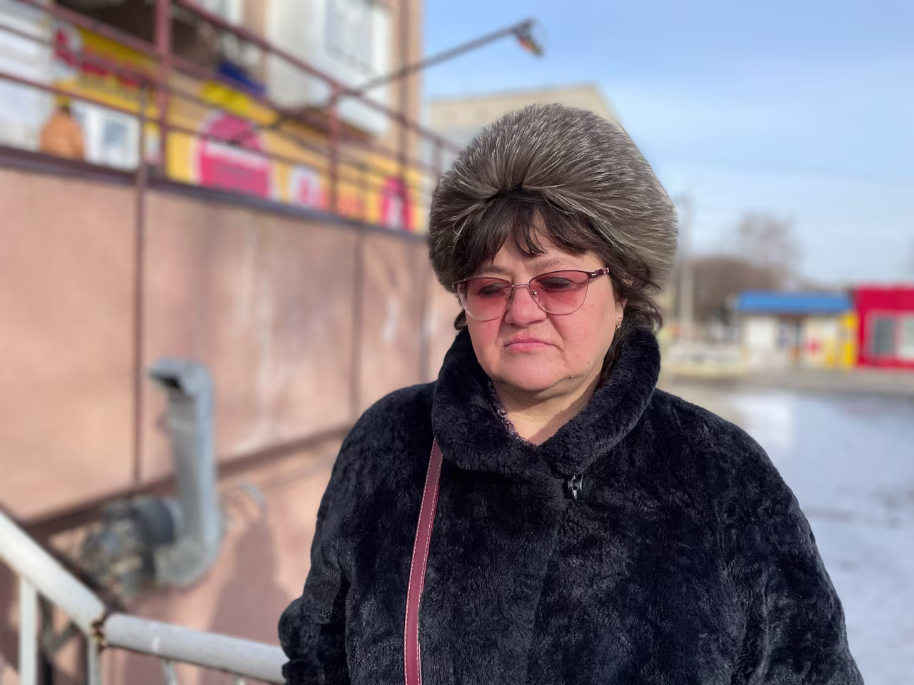 Izium resident Lilia.
