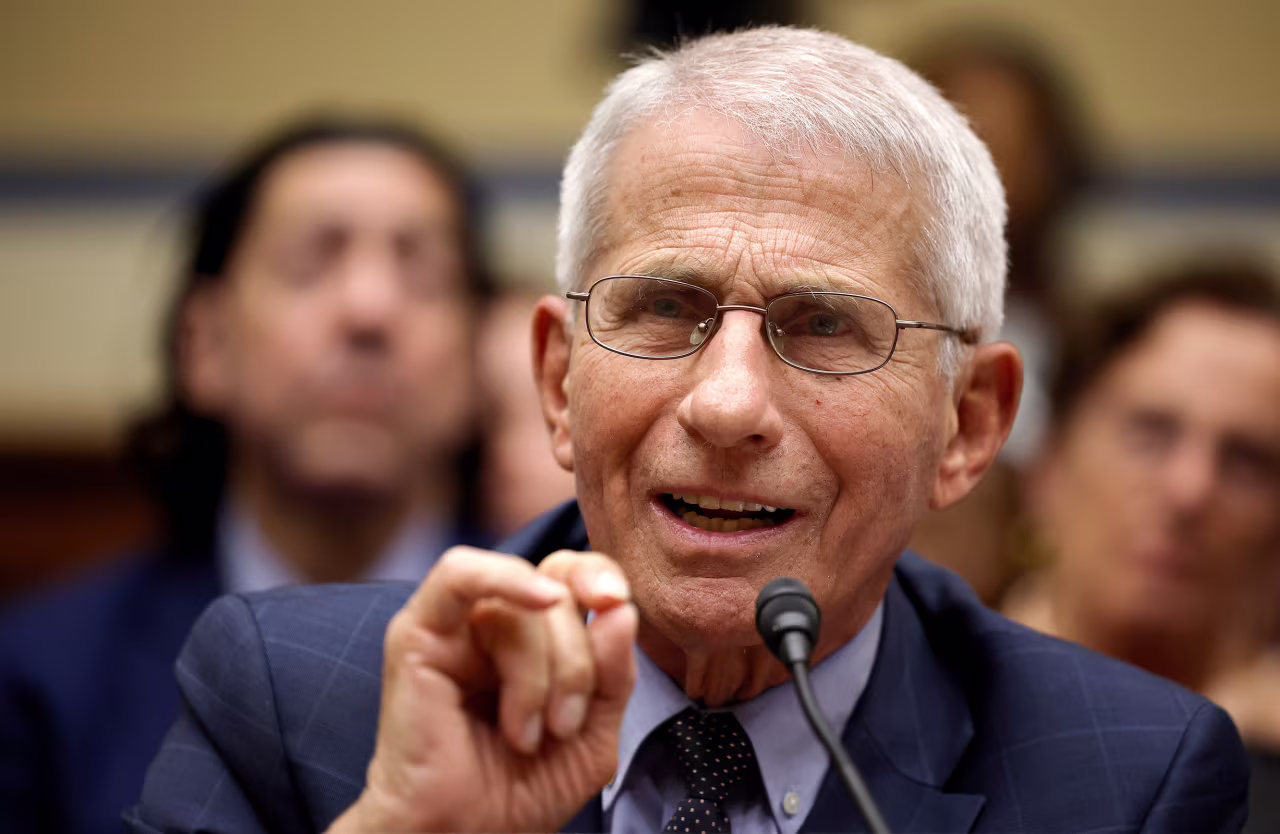 Dr. Anthony Fauci testifies on Monday. 