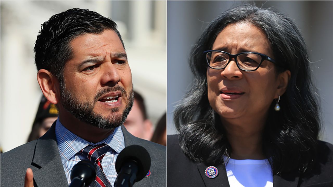 Democratic Rep. Raul Ruiz?and Democratic Rep. Marilyn Strickland are seen in these file images. 