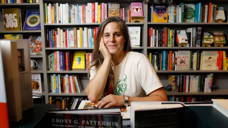 Lauren Groff, a best-selling author and acclaimed novelist, and her husband Clay Kallman opened The Lynx Bookstore an independent bookstore in Gainesville, Florida, on Sunday, April 28, 2024.